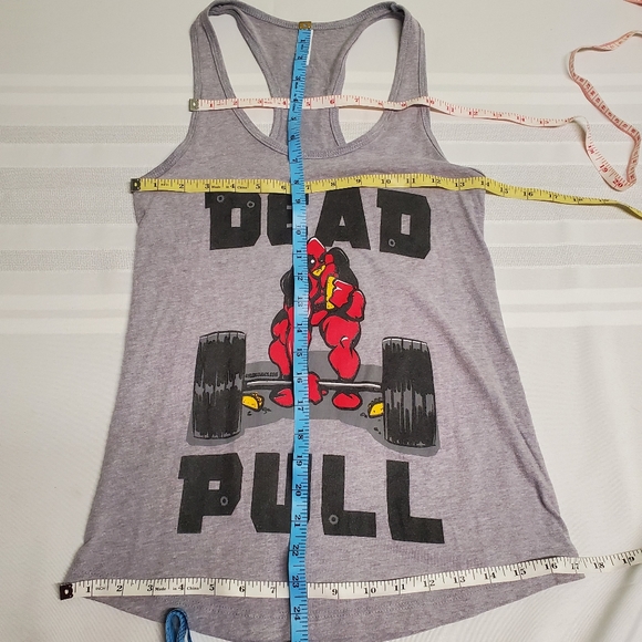 Dead Pull work out muscle Racer back shirt size small. - Picture 10 of 12